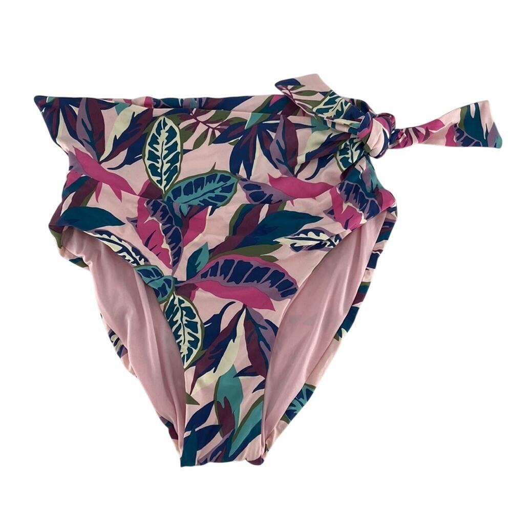 Birdsong Women's Multicolor Tahitian Jungle Keyhole Tankini M | 32DDD - Picture 4 of 10